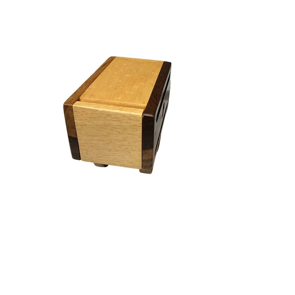 Wood Cargo Truck with‎ working rear door rolling wheels Hajito